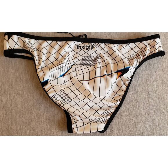 INSIGHT WHIT GRAPH REG BRIEF BIKINI BOTTOM NWT M/6 - Picture 2 of 7